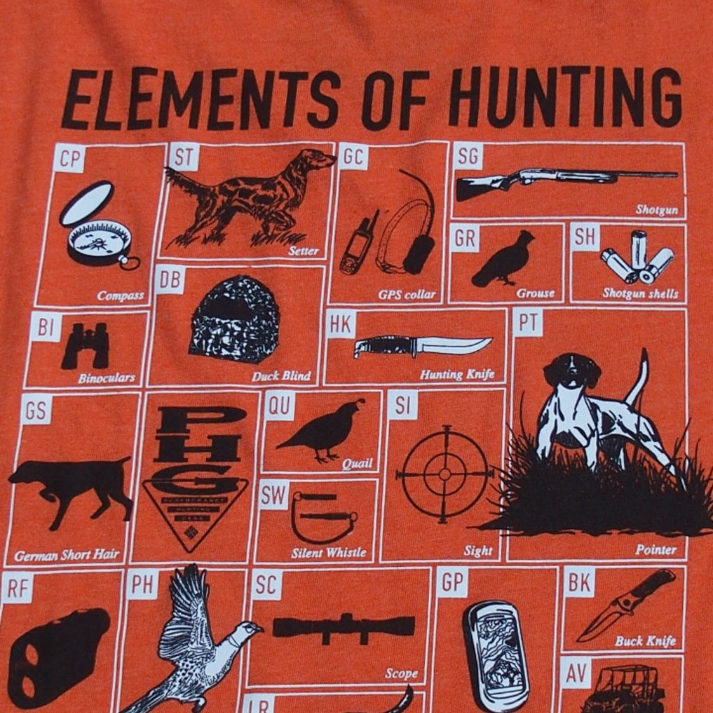Columbia Elements of Hunting Lg Slv Tee sz XXL